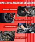 Tough As Nails 1/2 Drive Brushless Cordless Impact Wrench Compatible With Milwaukee 18V Battery Bare Tool No Battery Included in use for auto maintenance.