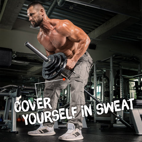 Yes4All combo double D handle and tricep rope for cable machines; side view of athlete using black metal attachments