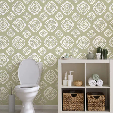 Geometric Herringbone Wall Stencil Set Eight Pieces 12x12 Inch Reusable Pattern Film For Modern Wall Decor DIY Painting And Craft Projects Chic Style Dope Vibe Home Decor