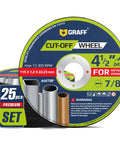 Fast Four Point Five Inch Cut Off Wheel For Metal And Stainless Steel, Thin Zero Point Zero Four Five Inch Disc