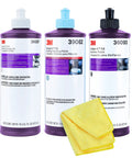 Showroom Grade Car Polishing Kit With Rubbing Compound Machine Polish Ultrafine Polish Buffing Compound And Kangaroobands Microfiber Cloth