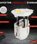 Plug-And-Play Electric Fuel Pump Module Assembly For 2007-2010 Edge And Lincoln MKX 3.5L V6 Replacement With Carbon Commutator Tech