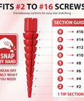 45 Piece Stripped Screw Hole Repair Kit For Wood And Furniture Fixes For Door Hinges And Cabinets Fits Two To Sixteen Wood Screws With Push In Plugs Red DIY Friendly Cabinet Doors Drawers And Furniture Repair Anchors, red ABS section guide
