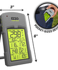Launch Mate Golf Launch Monitor with Real Time Swing Speed Ball Speed Carry Distance Smash Factor Feedback, pocket-sized