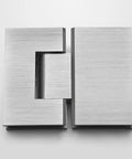 Frameless Shower Door Hinge With Enduroshield Glass Coating In Polished Brass Finish For 78 Inch By 45.5 Inch Shower Enclosure, Heavy Duty Hardware, Easy Install, Modern Bathroom Upgrade