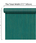 Teal Green Grasscloth Peel And Stick Wallpaper For Walls Self Adhesive Textured Linen Vinyl Covering Waterproof Faux Grasscloth For Home Decor Makes A Boss Wave In Your Space Large 30 By 236 Inches.