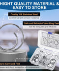 66 Piece Stainless Steel Cotter Ring Kit With Five Sizes Durable 316 Stainless Steel Split Rings in open box