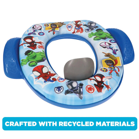 Ultra Comfy Toddler Potty Training Seat With Rock Solid Side Handles And Dead Simple Rinse Off Design Made In Usa Thick Cushion Pad That Sits Like A Dream On Standard Toilet Bowls Daily Staple