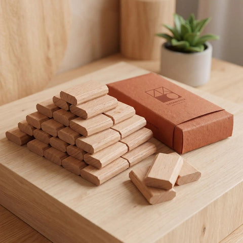 Loose Tenons For Cabinet Building Supplies 100 Pieces Wood Joinery Inserts That Act As A Quick Biscuit Alternative For Cabinet Frames DIY Woodworking Parts To Create Strong Neat Joints 1.1 By 0.8 By 0.2 Inches, stacked hardwood pieces on wood surface