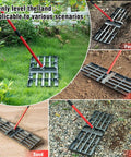 Lawn Leveling Rake With 78 Inch Adjustable Steel Handle And 30x10 Ground Plate For Yard Grass Soil Dirt Or Golf Course Turf