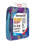 Cotton Knit Cleaning Rags 10 Pound Bag Bulk Assorted Colors For Painters Mechanics Auto Detailing Janitorial And Home Cleaning Shop Rags For Grease Spills And Daily Wipe Downs.