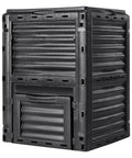 Garden Compost Bin 80 Gallon Large Outdoor Composter with Top Lid and Bottom Door BPA Free Lightweight and Easy to Assemble