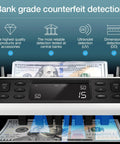 Beast Money Counter Machine With Counterfeit Detection Counts Up To 1000 Bills Per Minute Adds And Batches LCD Display