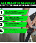 Steps to use Heavy Duty Ratchet Straps Set 1 Inch X 15 Feet 4 Pack With Safety S Hooks 1,823 Lb Break Strength