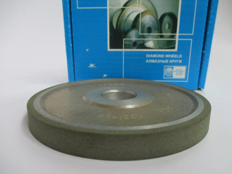 4 Inch Diamond Grinding Wheel With 0.79 Inch Center Hole And 0.4 Inch Width 1A1 Straight Abrasive Diamond Wheel For Carbide And Tungsten 125 Micron 150 Grit Pro Grade Finishing And Sharpening Tool For Conical Cylindrical And Flat Surfaces