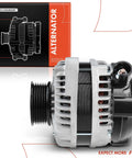 Alternator Replacement for Honda and Acura V6 Cars Drop In Fit for Accord 08 12 3.5L V6, Odyssey 08 10, Pilot 09 11, Ridgeline 09 11, RL TL TSX ZDX 10 13 and MDX 2010 2013 3.7L V6 12V 130A CW 6 Groove