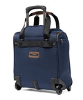 Underseat Carry-On Softside Luggage Road-Ready With Removable Personal Organizer And Water-Resistant Pocket, back view