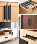 40 Pack Peel And Stick Cabinet Handles With Double Sided Tape No Sweat Install Abs Plastic Push Pull Helper For Kitchen Sliding Doors Furniture Upgrade Game Changer on various cabinets and drawers.