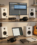 PC Speakers With Bluetooth 5.3, 3-Inch Full-Range Drivers Deliver 60W Peak, 30W RMS, Distortion-Free Stereo for Gaming and Movies