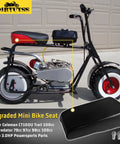 Mini bike with upgraded seat for Predator 79Cc 97Cc 98Cc 100Cc engines, includes cushy cushion and 3 mounting screws, Trail 100U fit