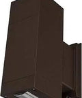 Dorado 36W LED Wall Mount Cylinder Light In Bronze Dope 4000K Glow 83 CRI 1436 Lumens Wet Location Outdoor Fixture