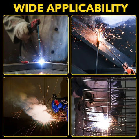E7018 Low Hydrogen Carbon Steel Welding Rods One Eighth Inch Diameter Five Pound Pack Pro Grade All Position Arc Electrodes For AC Or DC Reverse Polarity Delivers Xray Weld Quality in use across different welding tasks