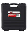 Carrying case for Universal Wheel Bearing Puller Kit And Hub Removal Tool for front rear and all-wheel drive vehicles, labeled with brand.