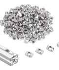 100 Pcs M8 T Slot Nuts Hammer Head Fasteners For 4040 Aluminum Profiles Nickel Plated Carbon Steel Rust Resistant Set