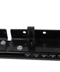 Hella Sturdy Steel Table Extension Brackets With Smooth Glide Rollers, black metal components for easy desk upgrades, detailed close-up