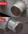 Top Rated Ultrasonic Jewelry Cleaner Delivers A Slick Shine To Eyeglasses Watches Rings Coins Razors And Gadgets Using Just Tap Water For Quick Deep Cleaning That Really Slaps And Leaves Everything Crisp - Knob before and after cleaning