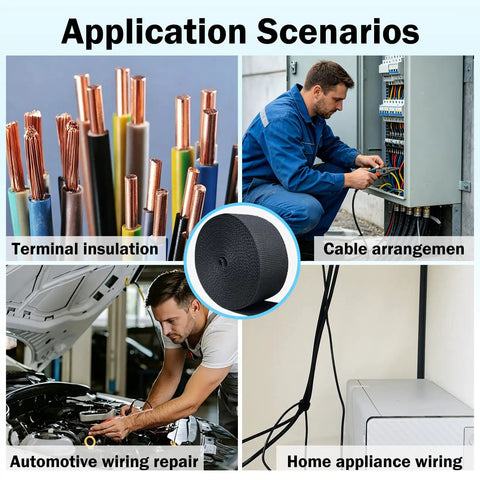 Heavy Duty Braided Wire Loom And Heat Shrink Cable Sleeving Kit For Wires Cables And Hoses 20 Feet Long use scenarios
