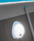 Magnetic Above Ground Pool Light With LED Underwater Glow, easy wall attachment, waterproof design, installed on pool