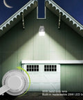 No Fuss 250W Equivalent Barn Light With 29W LED Bulb Energy Saving Outdoor Dusk To Dawn Flood Light illuminating a barn at night