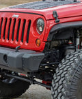 Front Bumper Caps For Jeep Wrangler JK 2007 2018 Rock Crawler Stubby Conversion Nylon Caps Improve Approach Angles