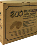 Box of 300 Unbleached Paper Filter With Lid For Keurig K Cup Single Serve Brewers Fits Ekobrew EZ Cup And Other Reusable Coffee Filters