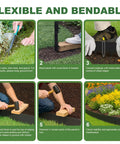 Installation steps for Metal Landscape Edging Border Kit With Six Panels 42 Inch Long And 4.5 Inch High Galvanized Steel Lawn Edging