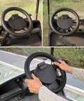 13 Inch Golf Cart Steering Wheel For EZGO TXT RXV Medalist Shuttle Workhorse Cushman Replacement For OEM 71948G01 602979