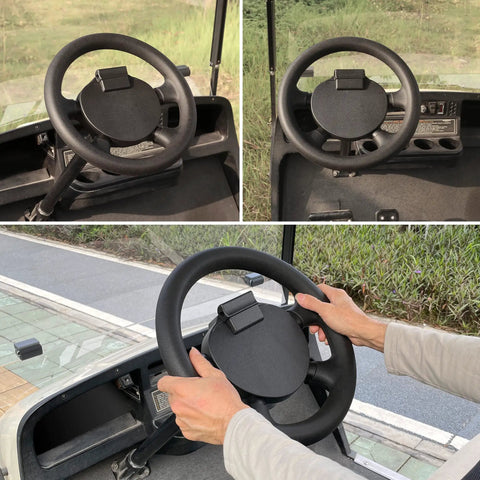 13 Inch Golf Cart Steering Wheel For EZGO TXT RXV Medalist Shuttle Workhorse Cushman Replacement For OEM 71948G01 602979