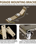 Double Curtain Track System Wall Mounted In Champagne Aluminum Finish, Heavy Duty Silent Rail With Smooth Sliding Rollers, Easy Install, DIY Friendly And Built To Last For Living Room, Bedroom Or Room Divider, 6.9 Feet Length, 179mm bracket