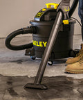 Wet Dry Vacuum With 10 Gallon Tank, 4 HP Motor, 16 Ft Cleaning Reach, Workhorse Shop Vacuum for home garage and laundry rooms.