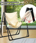 2 In 1 Outdoor Hammock With Stand Hangout Ready Swing Chair Portable Heavy Duty Steel Frame Backyard Vibe Doubles Up For Two