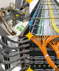 Heavy Duty Self Locking Nylon Zip Ties securing cables in industrial setup, showcasing zip tie usage in wire management and duct installations.