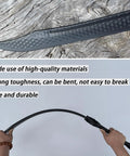 Two Pack Polypropylene Martial Swords For Practice And Training Katana Style Bokken flexed to show durability