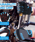 Heavy Duty Work Gloves For Men And Women, Utility Safety Mechanic Gloves with Touchscreen Fingertips, Medium, repairing motorcycle