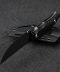 Fixed Blade Knife With 14C28N Stainless Steel, Beefy Tactical EDC For Outdoor Camping And Survival on a Kydex sheath