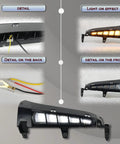 Toyota Tacoma 2024 2025 2026 Front Wheel Arches Side Marker Light With Sequential Turn Signals Replacement Front Fender Flares