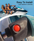 Plug And Play Start Stop VTS Switch Housing With Two Switches For SeaDoo SP SPX close-up installed on Sea-Doo jet ski