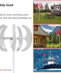 Off Grid Home Wind Turbine Generator Kit 3000W 4000W 5000W with Controller in off-grid settings for diverse uses