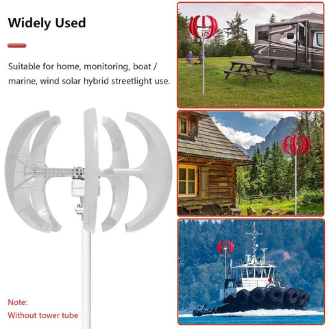Off Grid Home Wind Turbine Generator Kit 3000W 4000W 5000W with Controller in off-grid settings for diverse uses