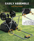 70 Pound Capacity Fertilizer Spreader With 15 Adjustable Drop Rates No Fuss Pre Assembled Walk Behind Broadcast Spreader 9 Inch Tire For Multi Terrain Lawn Care And Seed Spreading Easy To Use, partially assembled on grass
